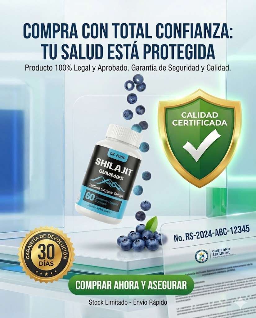 GOMITAS SHILAJIT CON REGISTRO SANITARIO