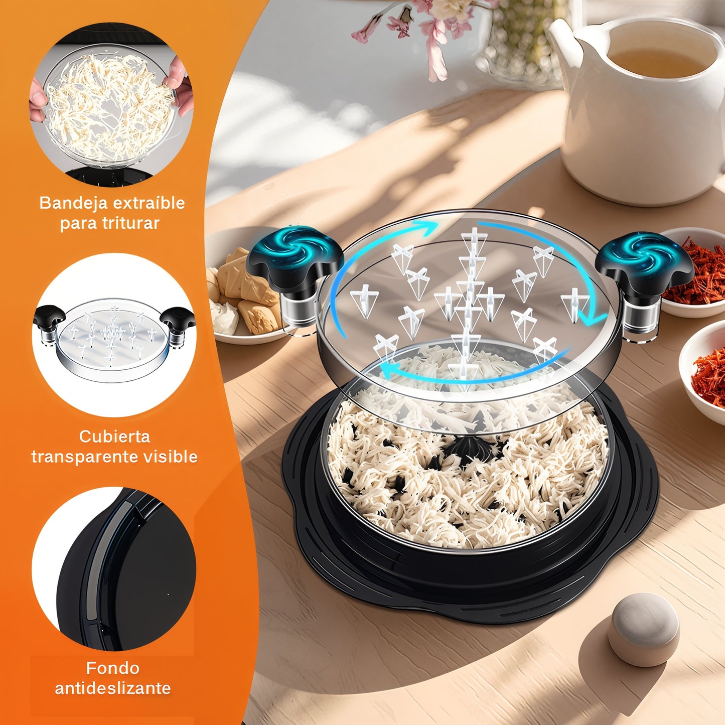 Desmenuzador de pollo