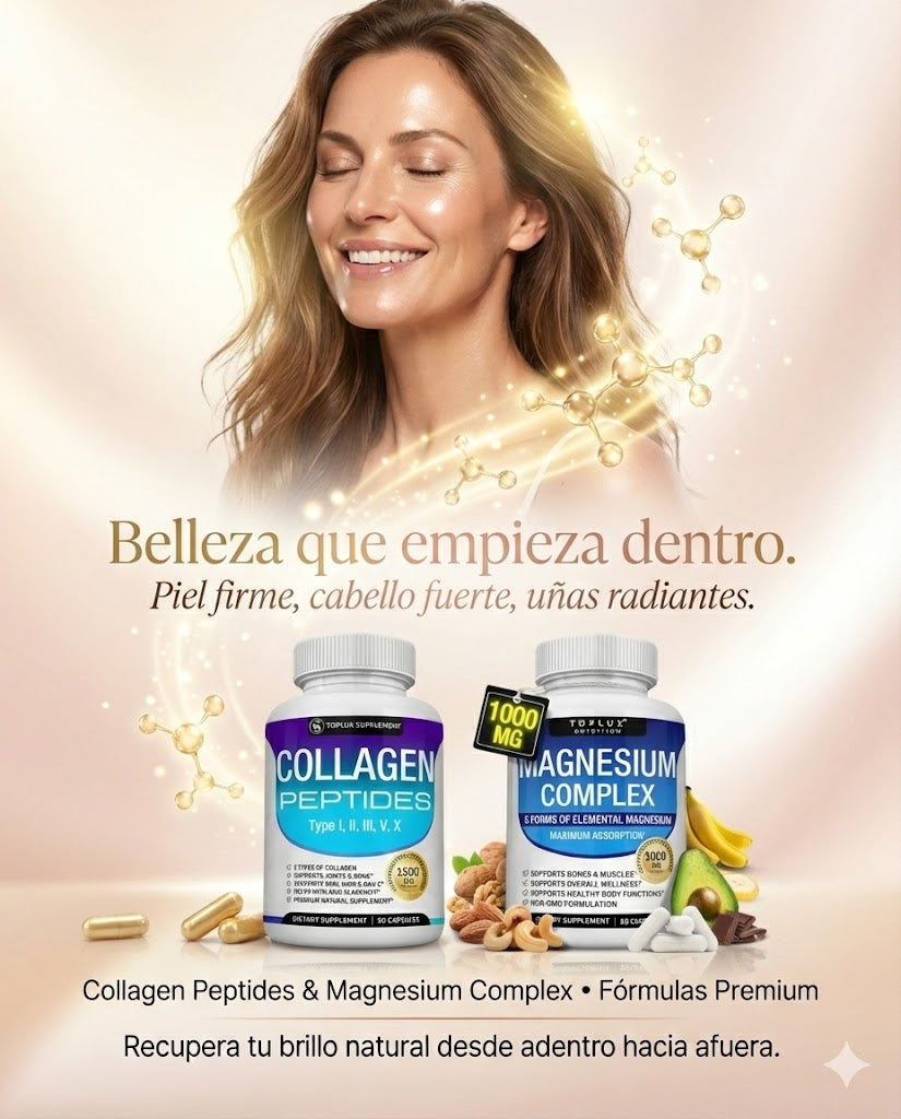 Super Suplemento: Colágeno + Magnesio Toplux