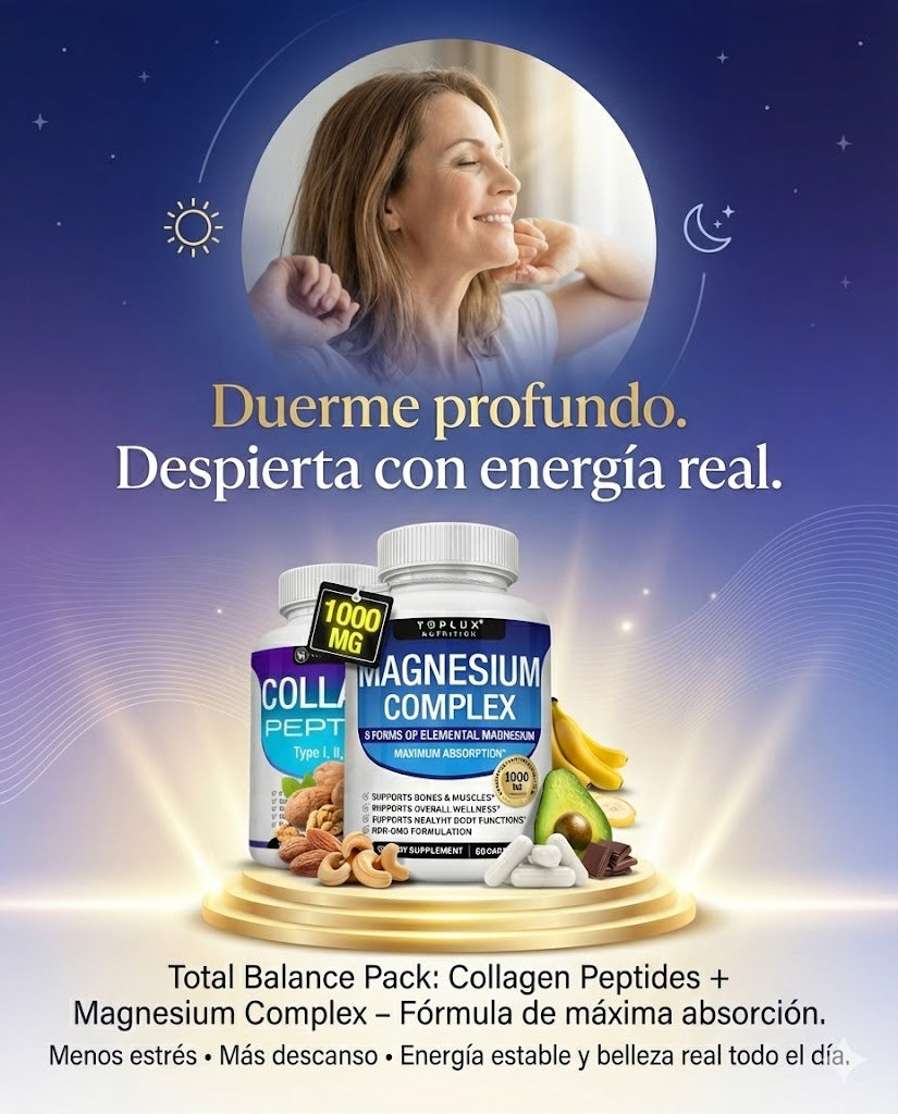 Super Suplemento: Colágeno + Magnesio Toplux
