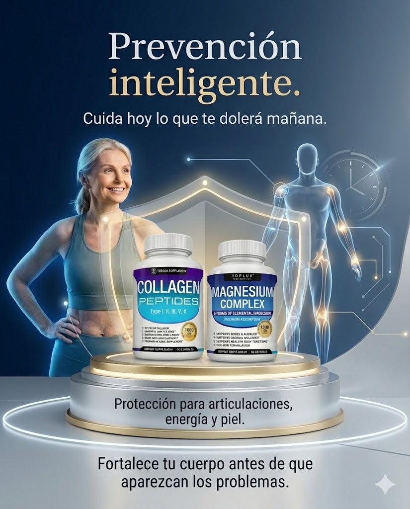 Super Suplemento: Colágeno + Magnesio Toplux