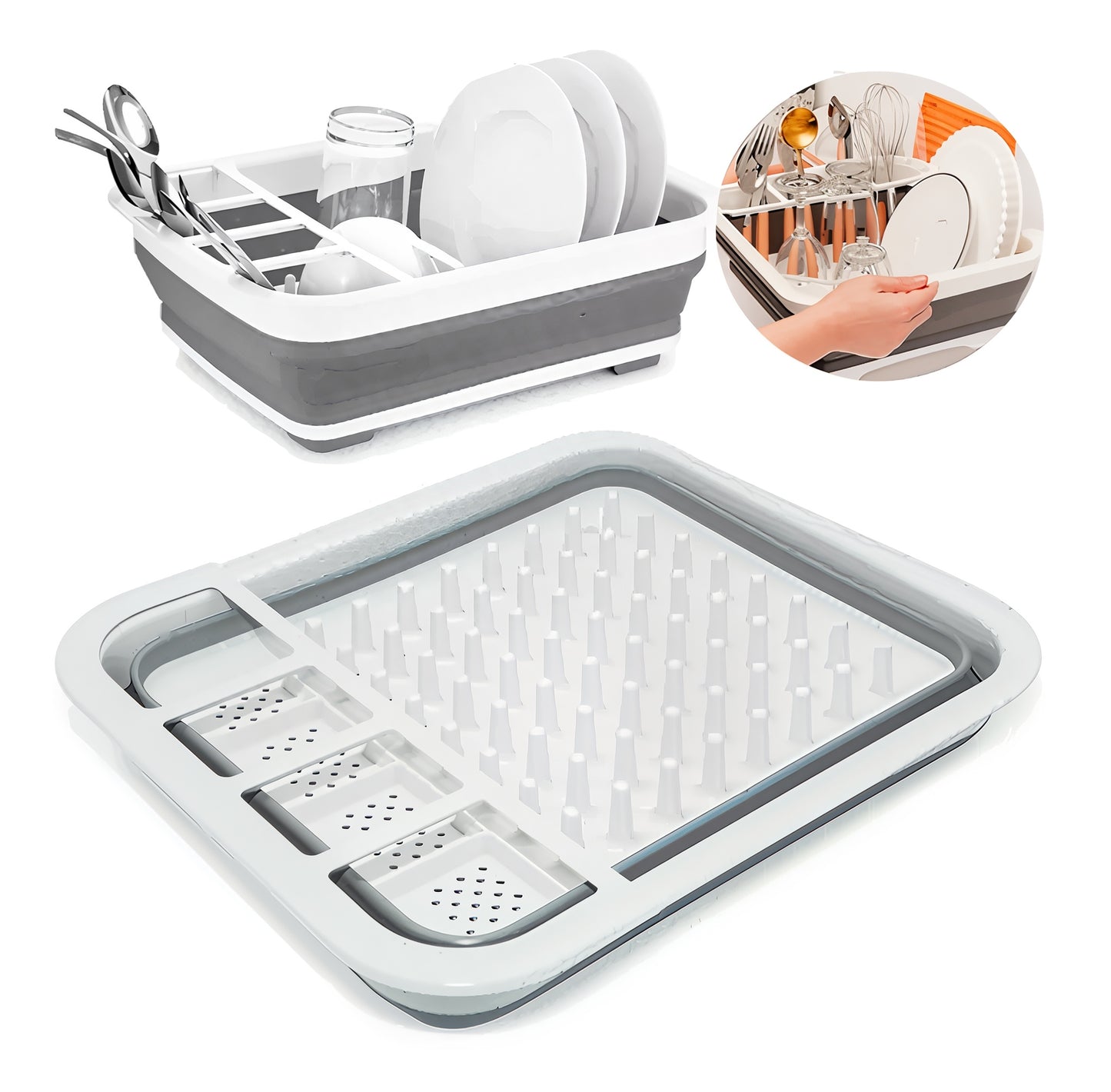 Escurridor de Platos Plegable