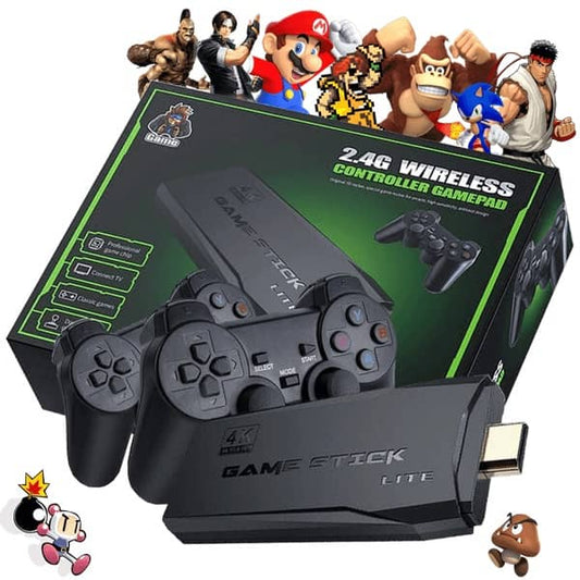 RetroPlay 4K Videojuego con 10.000 Juegos Clásicos + 2 Controles de Regalo EN OFERTA!