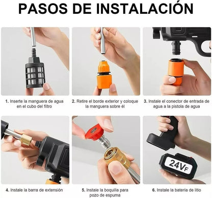 HIDROLAVADORA RECARGABLE DE 160V
