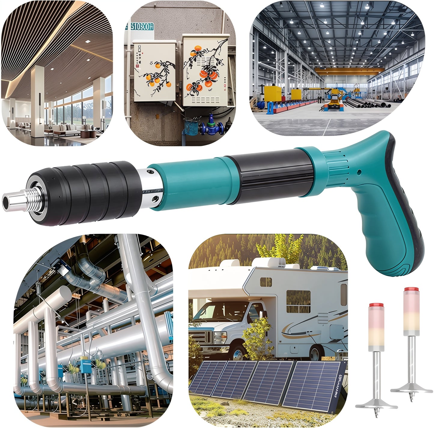 Pistola Remachadora Professional Fulminante