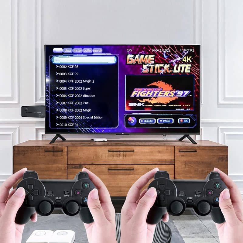 RetroPlay 4K Videojuego con 10.000 Juegos Clásicos + 2 Controles de Regalo EN OFERTA!